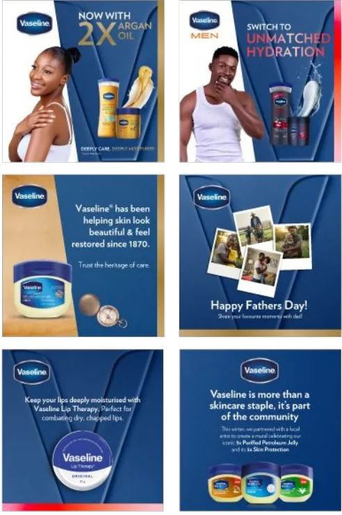 Vaseline campaign work