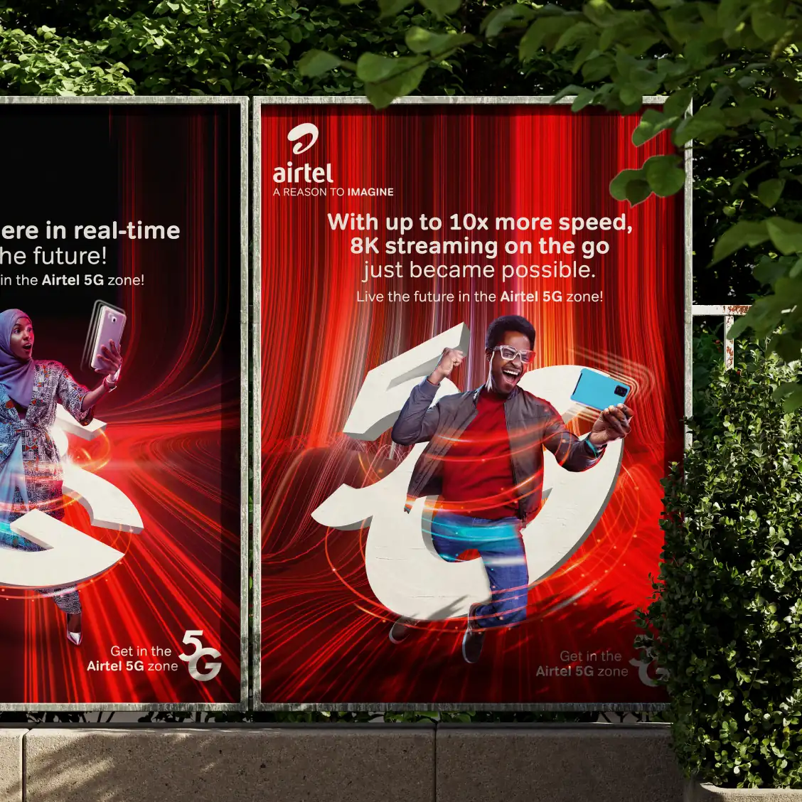 Airtel 5G campaign design